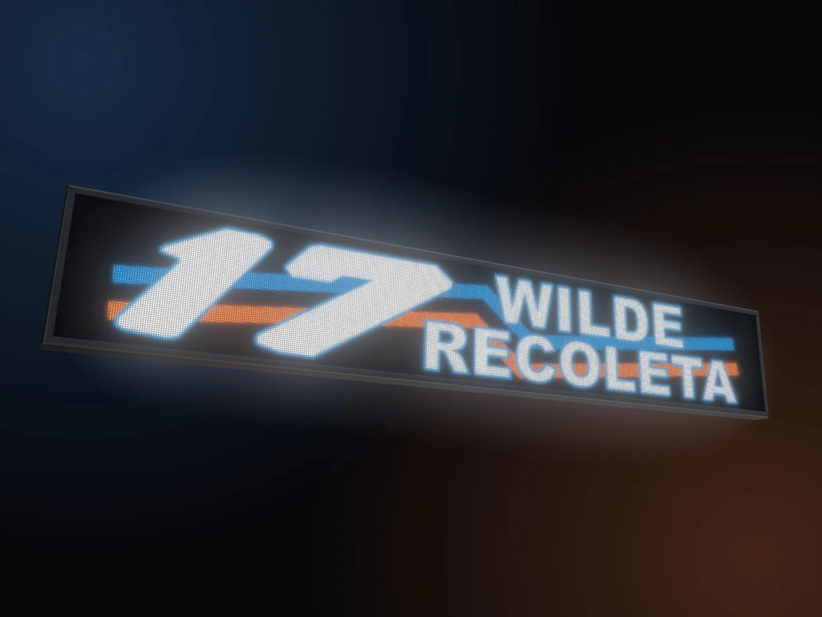 Cartel Full Color con destino 17 Wilde Recoleta